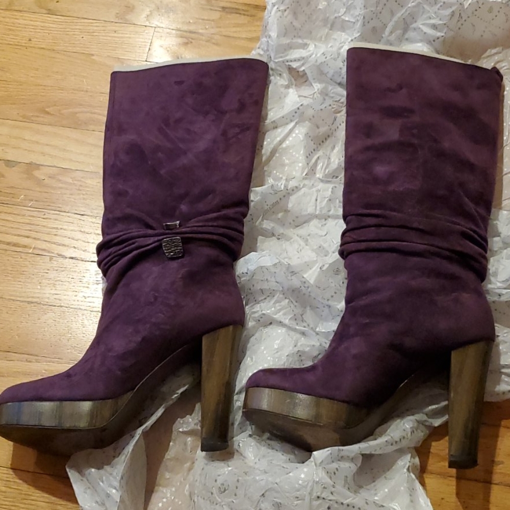 Miss Sixty Suede Platform Boots